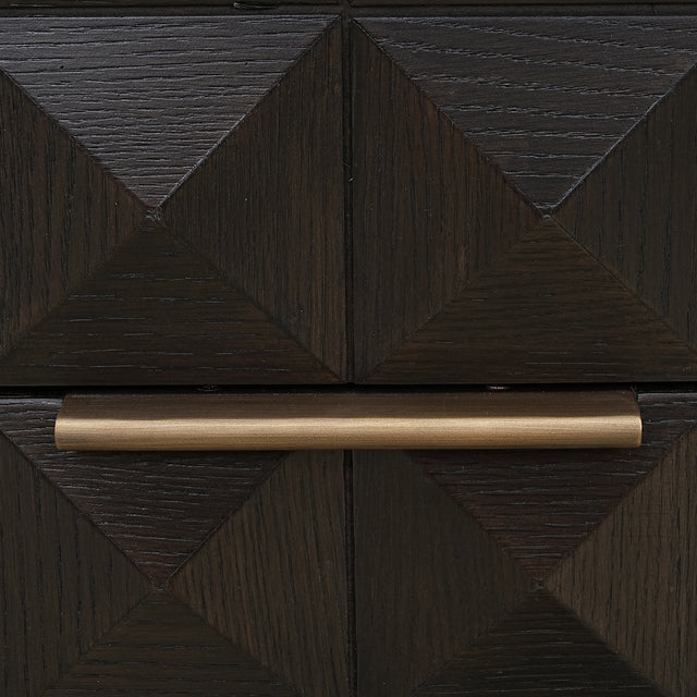 Nachtkastje Claremont 2-laden (Brown) van Richmond Interiors – Luxe comfort op maat van PureWonen. Vraag naar de beste prijs.