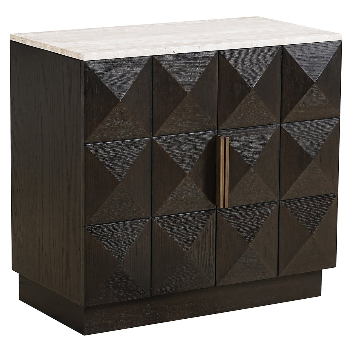 Dressoir Claremont 2-deurs (Brown) van Richmond Interiors – Luxe comfort op maat van PureWonen. Vraag naar de beste prijs.