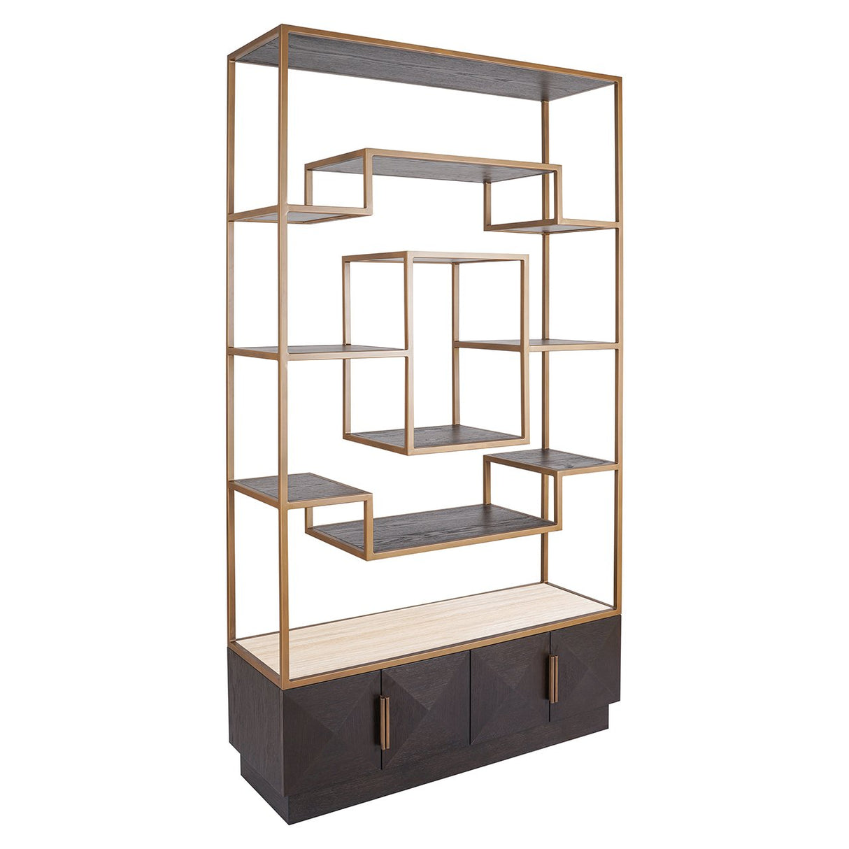 Wandkast Claremont (Brown) van Richmond Interiors – Luxe comfort op maat van PureWonen. Vraag naar de beste prijs.