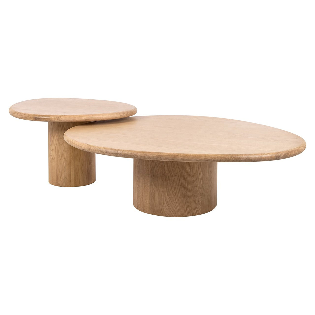 Salontafel Oakley set van 2 (Natural oak) van Richmond Interiors – Luxe comfort op maat van PureWonen. Vraag naar de beste prijs.