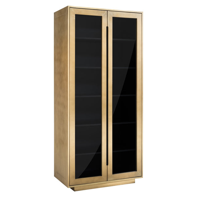 Wandkast Finsbury 2-deurs (Black/gold) van Richmond Interiors – Luxe comfort op maat van PureWonen. Vraag naar de beste prijs.