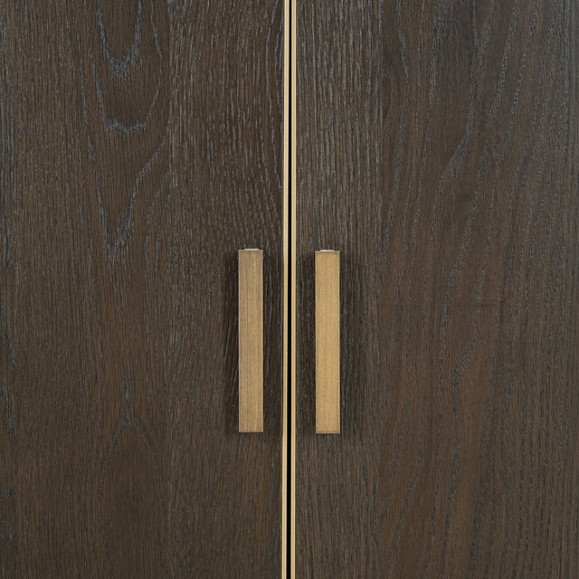 Wandkast Rivertree 3-planken 2-deurs (Brown) van Richmond Interiors – Luxe comfort op maat van PureWonen. Vraag naar de beste prijs.