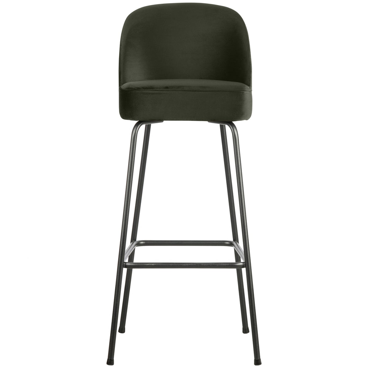 Vogue Barstoel 80 Cm Velvet Donkergroen