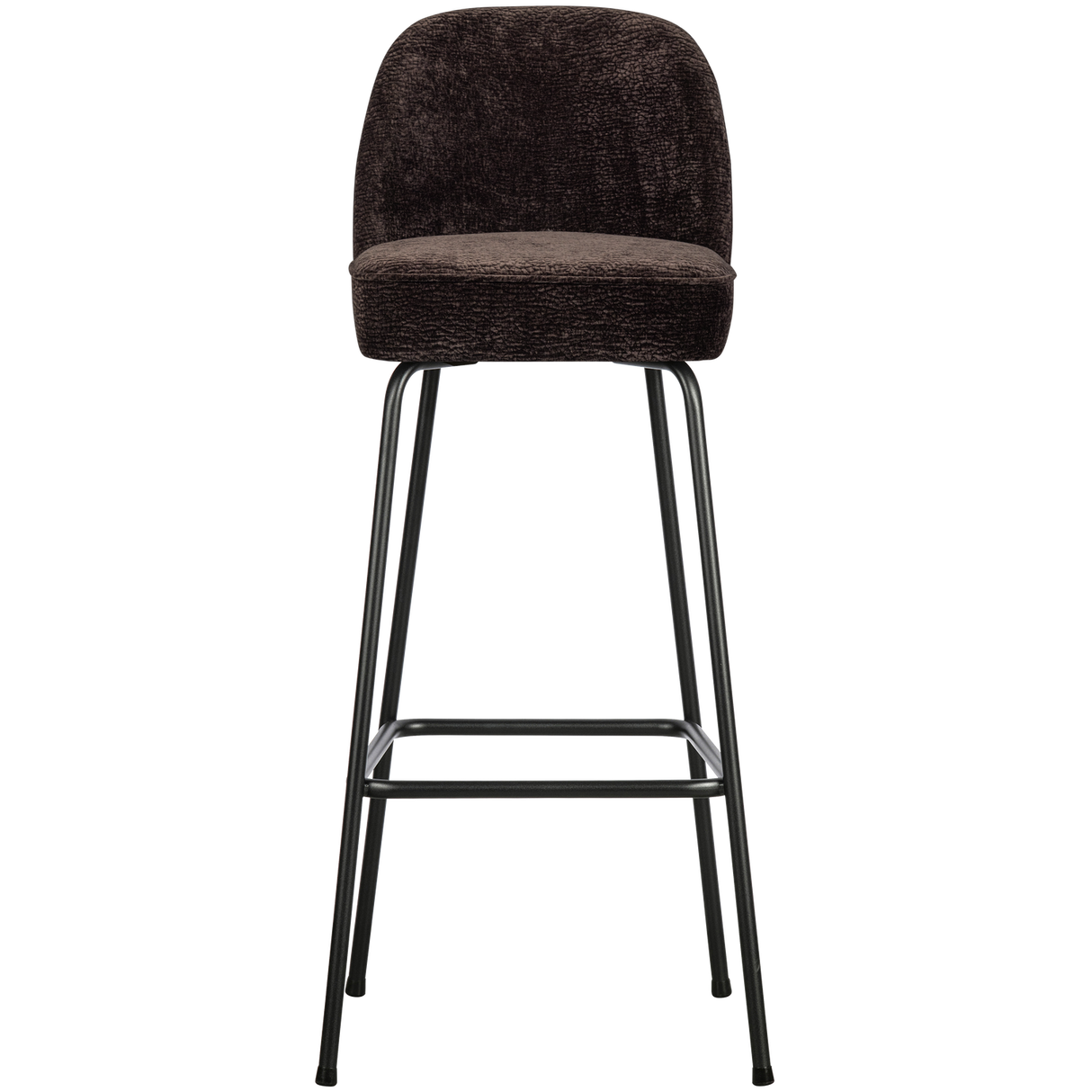 Vogue Barstoel 80 Cm 3 D Chenille Donkerbruin