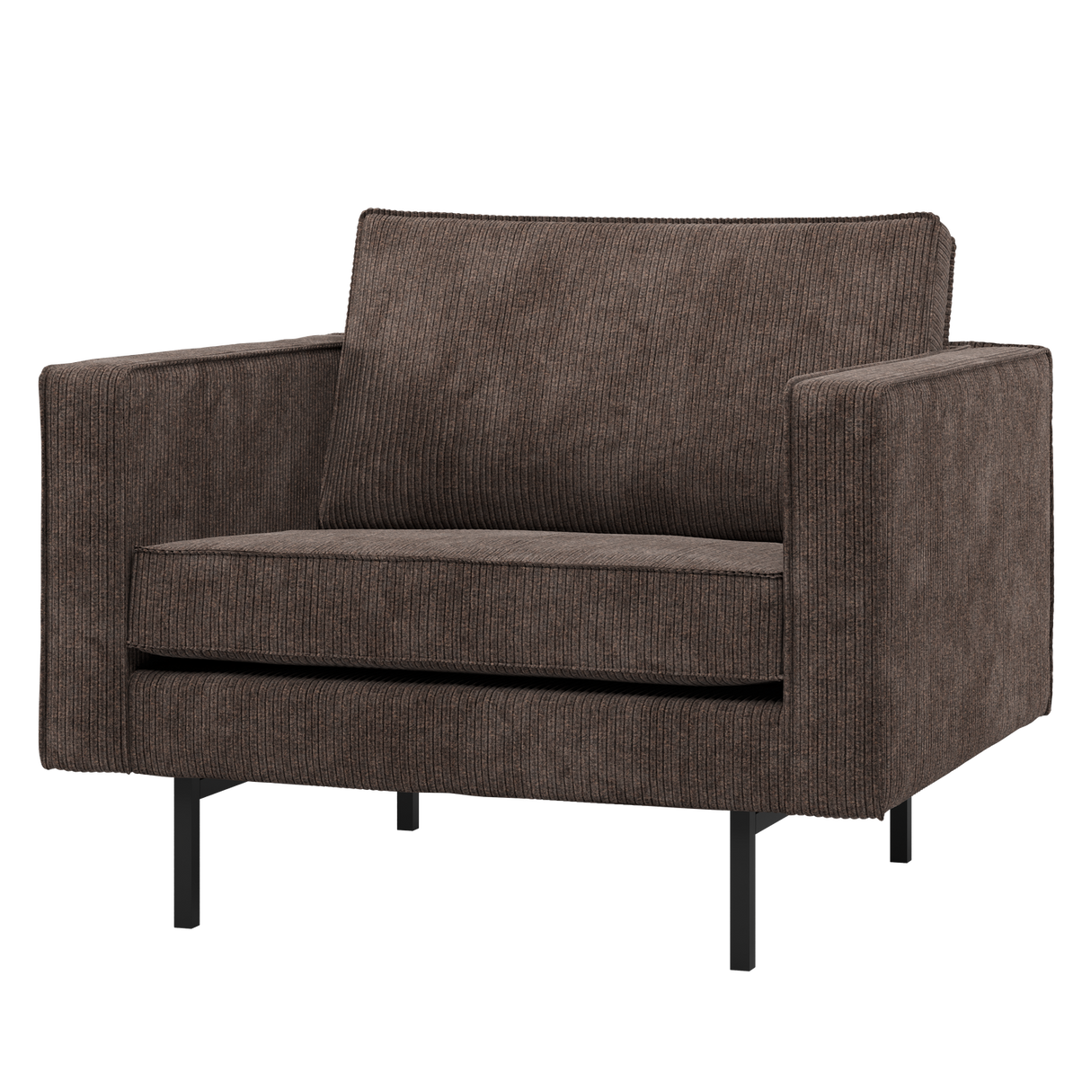 Rodeo Fauteuil Ribstof Bruin
