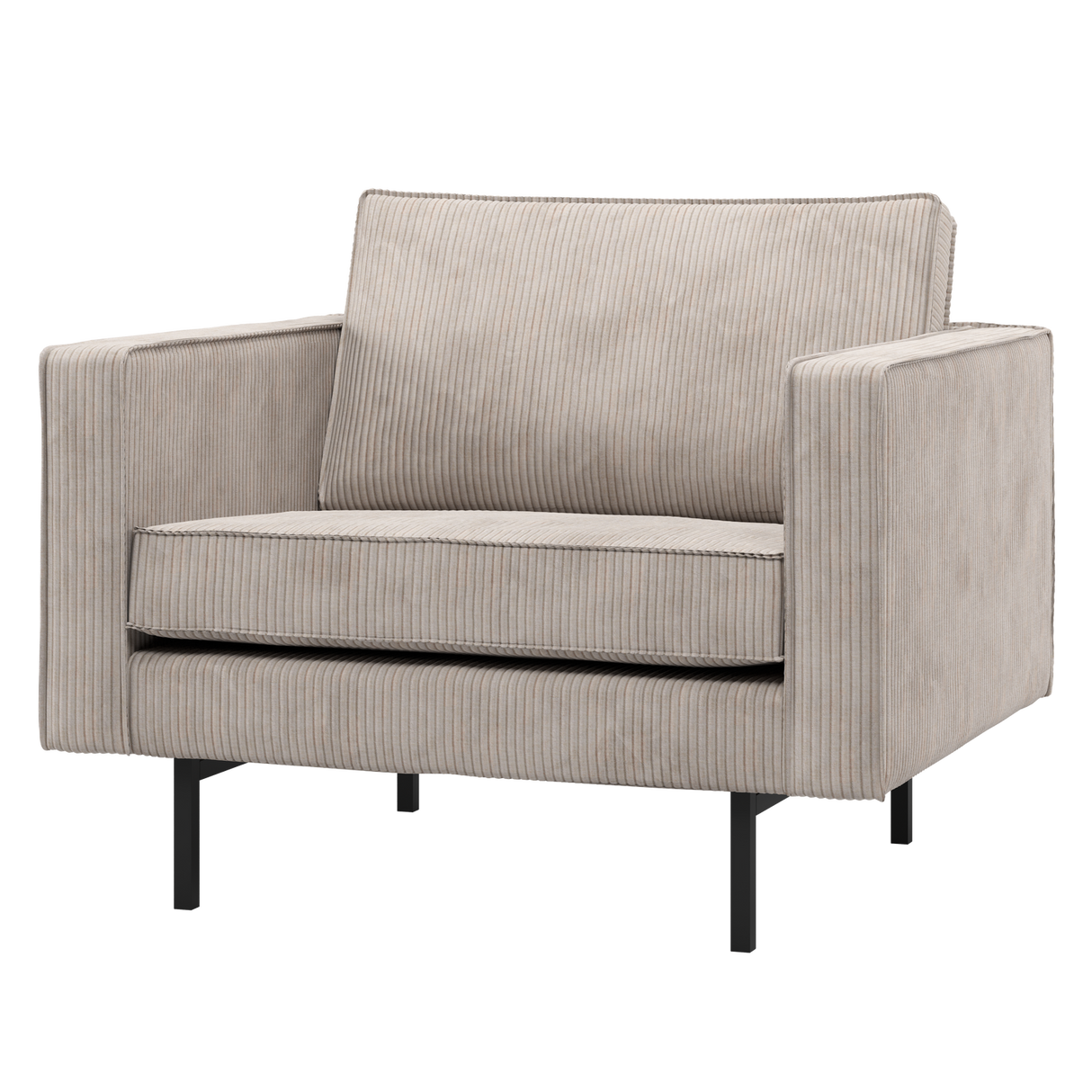 Rodeo Fauteuil Ribstof Ecru
