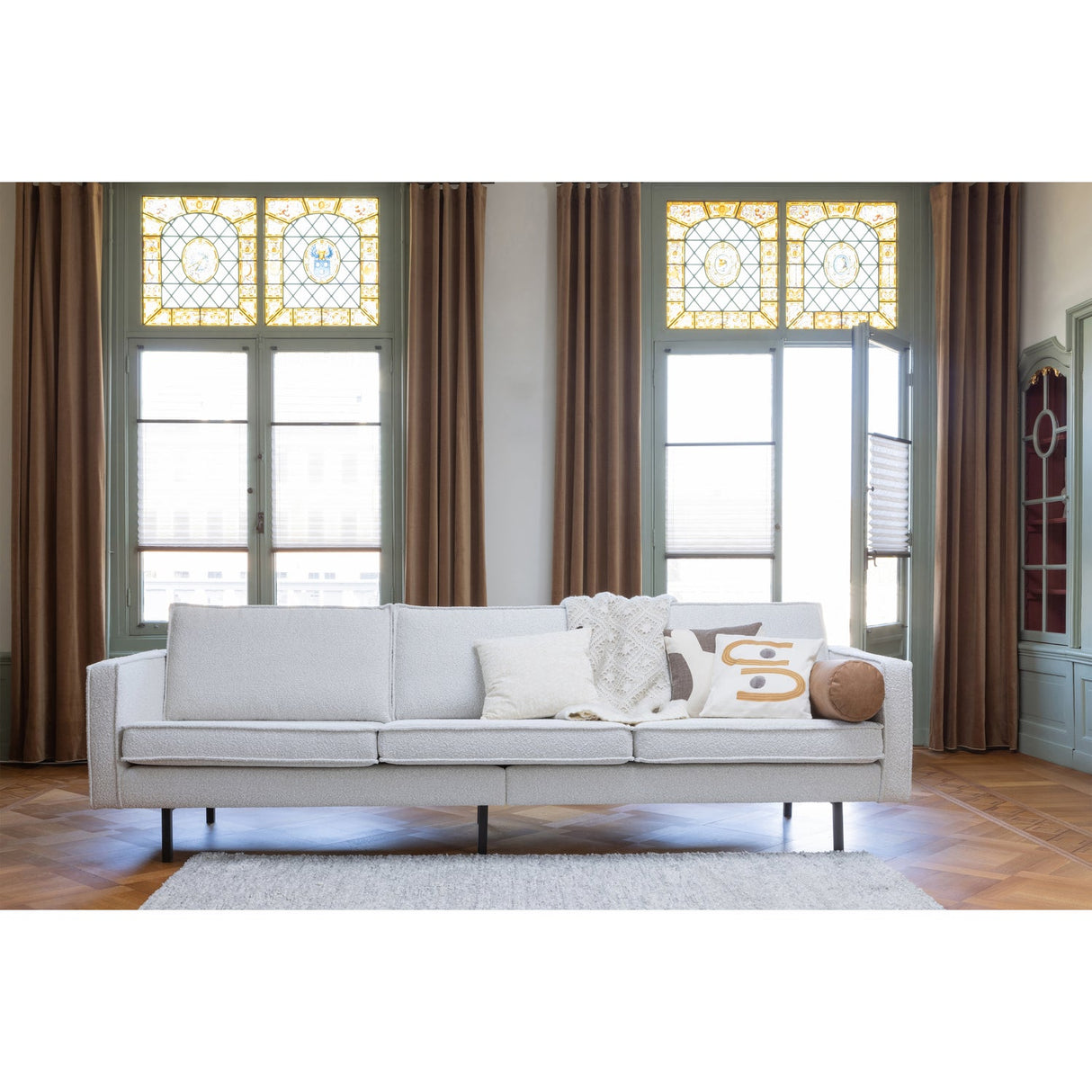 Rodeo 3 Zits Bank Boucle Naturel