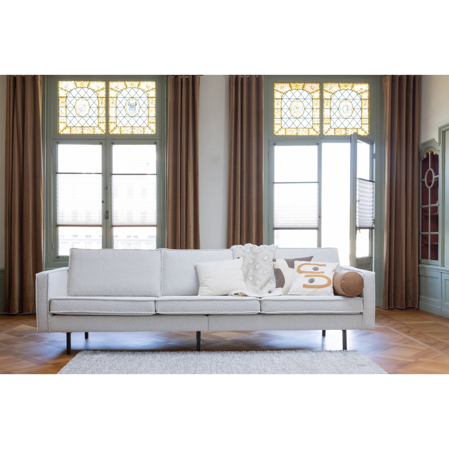 Rodeo 3 Zits Bank Boucle Naturel