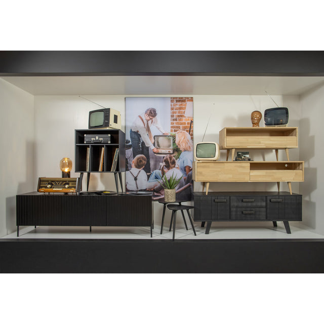 Set V 2 Nila Bijzettafels Zwart van WOOOD – Luxe comfort op maat van PureWonen. Vraag naar de beste prijs.