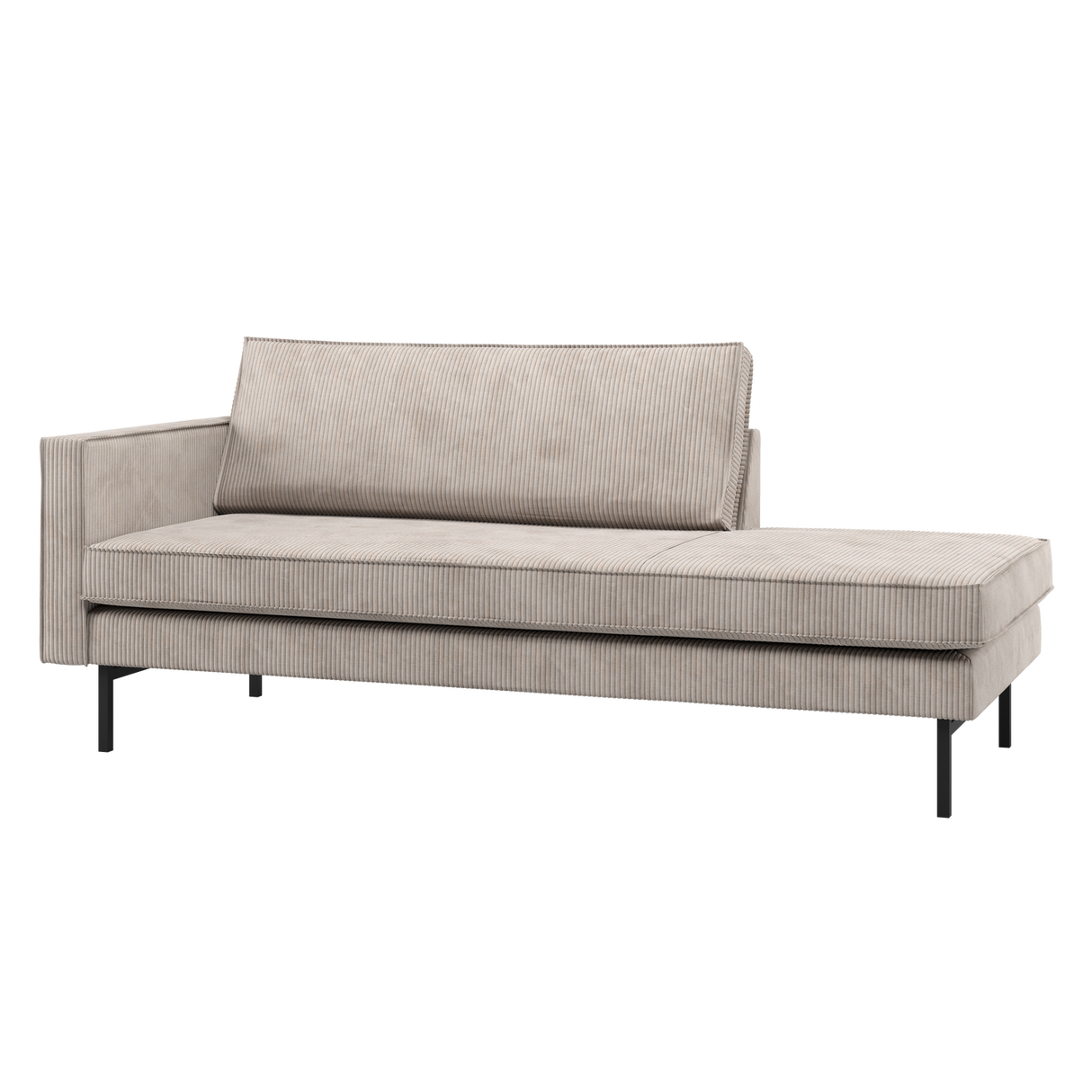 Rodeo Daybed Links Ribstof Ecru