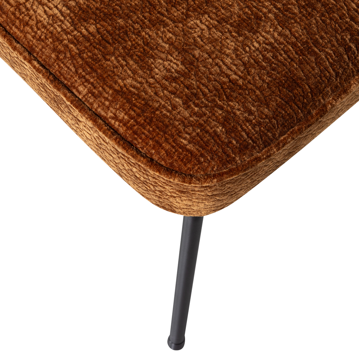 Vogue Eetkamerstoel 3 D Chenille Middenbruin