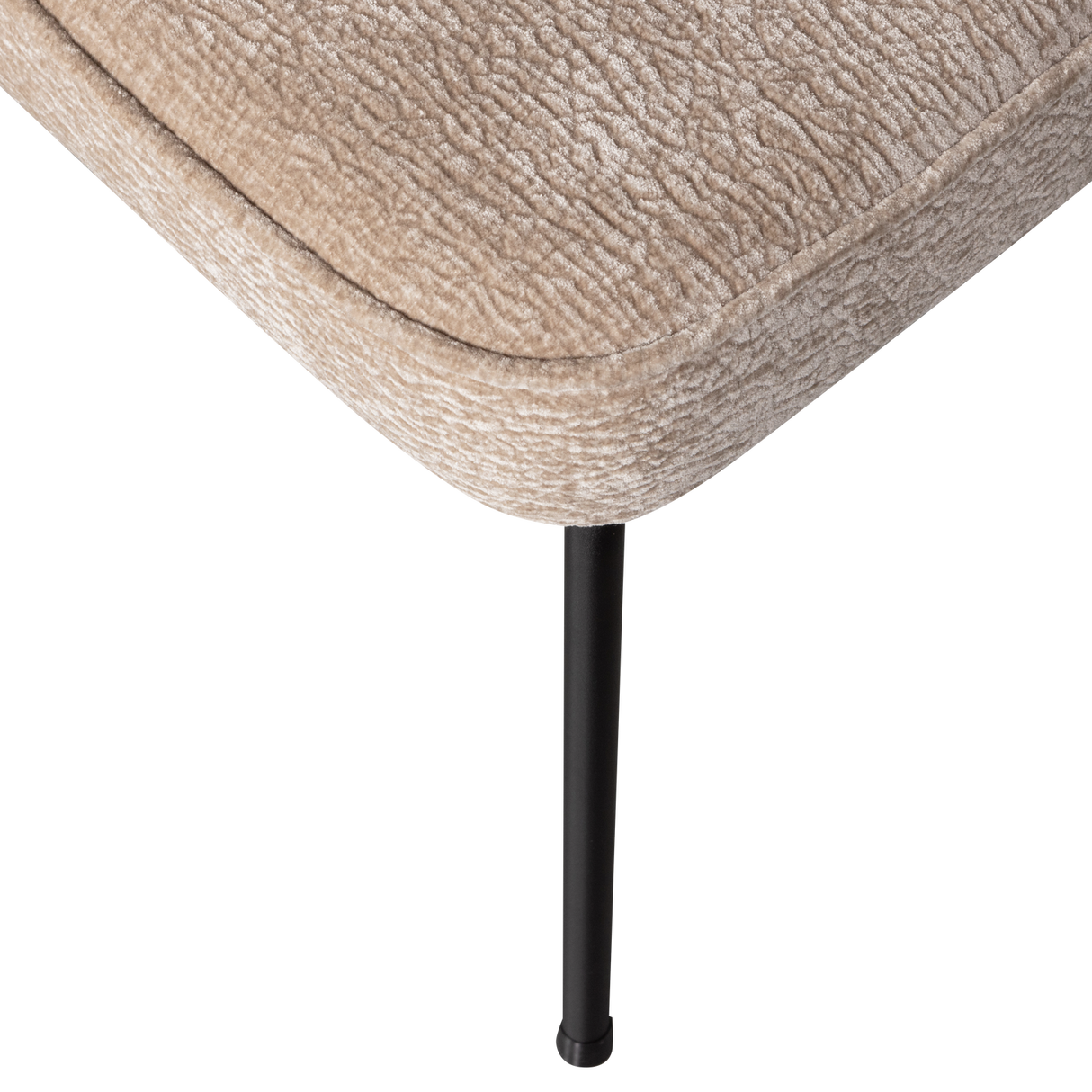 Vogue Eetkamerstoel 3 D Chenille Zand