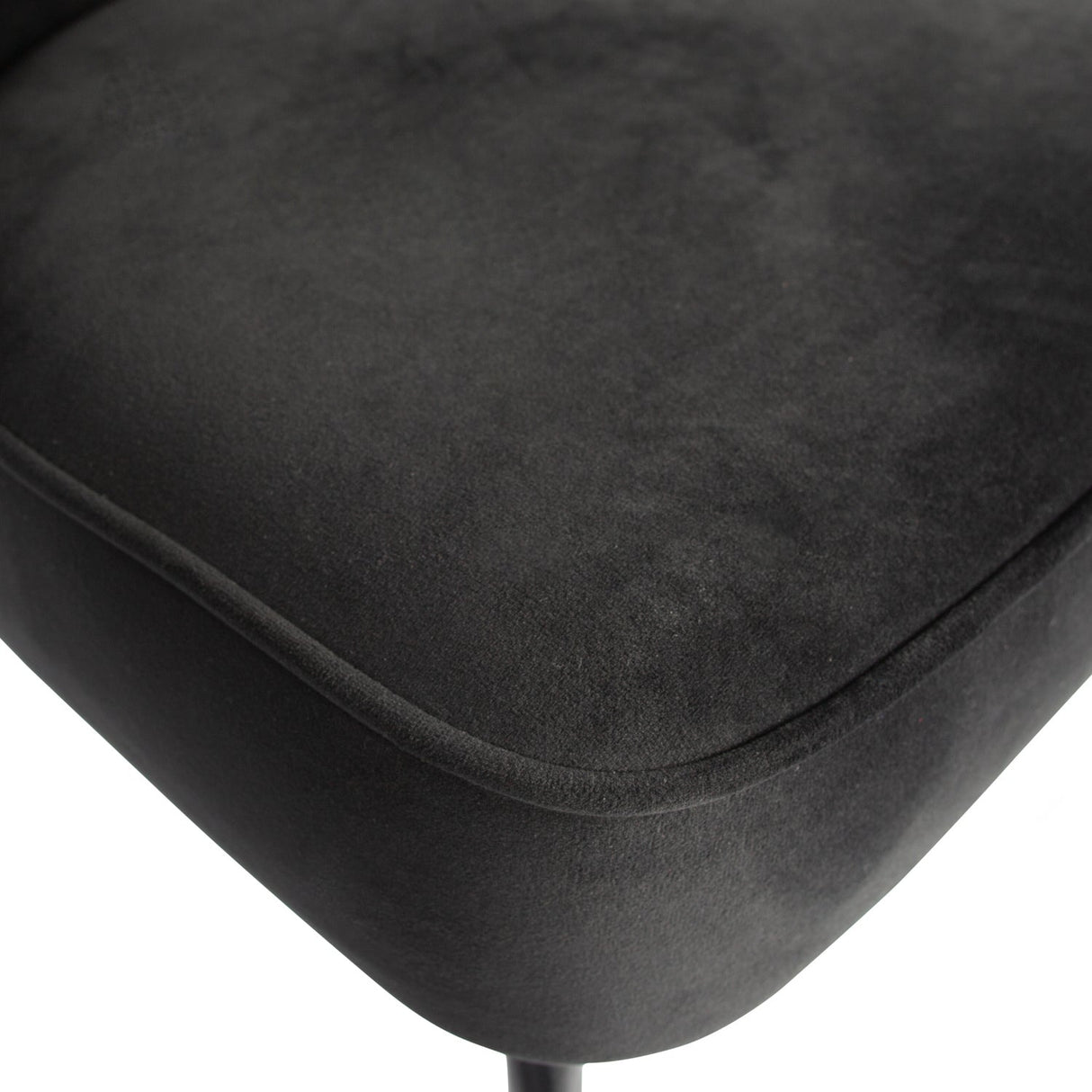 Vogue Eetkamerstoel Velvet Zwart