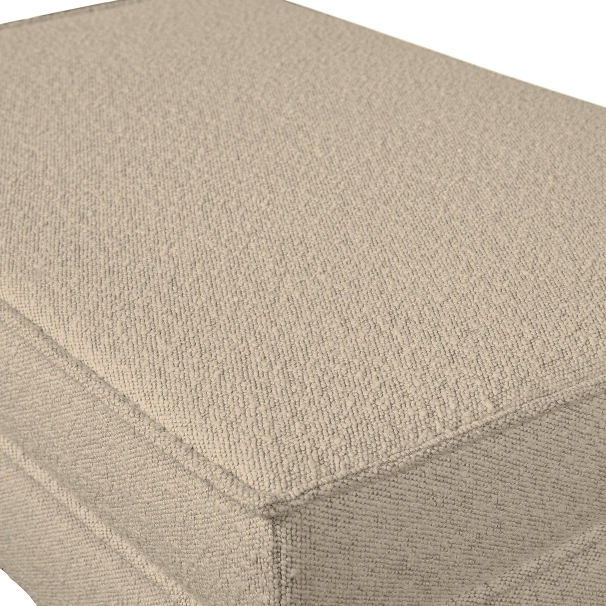 Rodeo Hocker Op Poten Boucle Beige