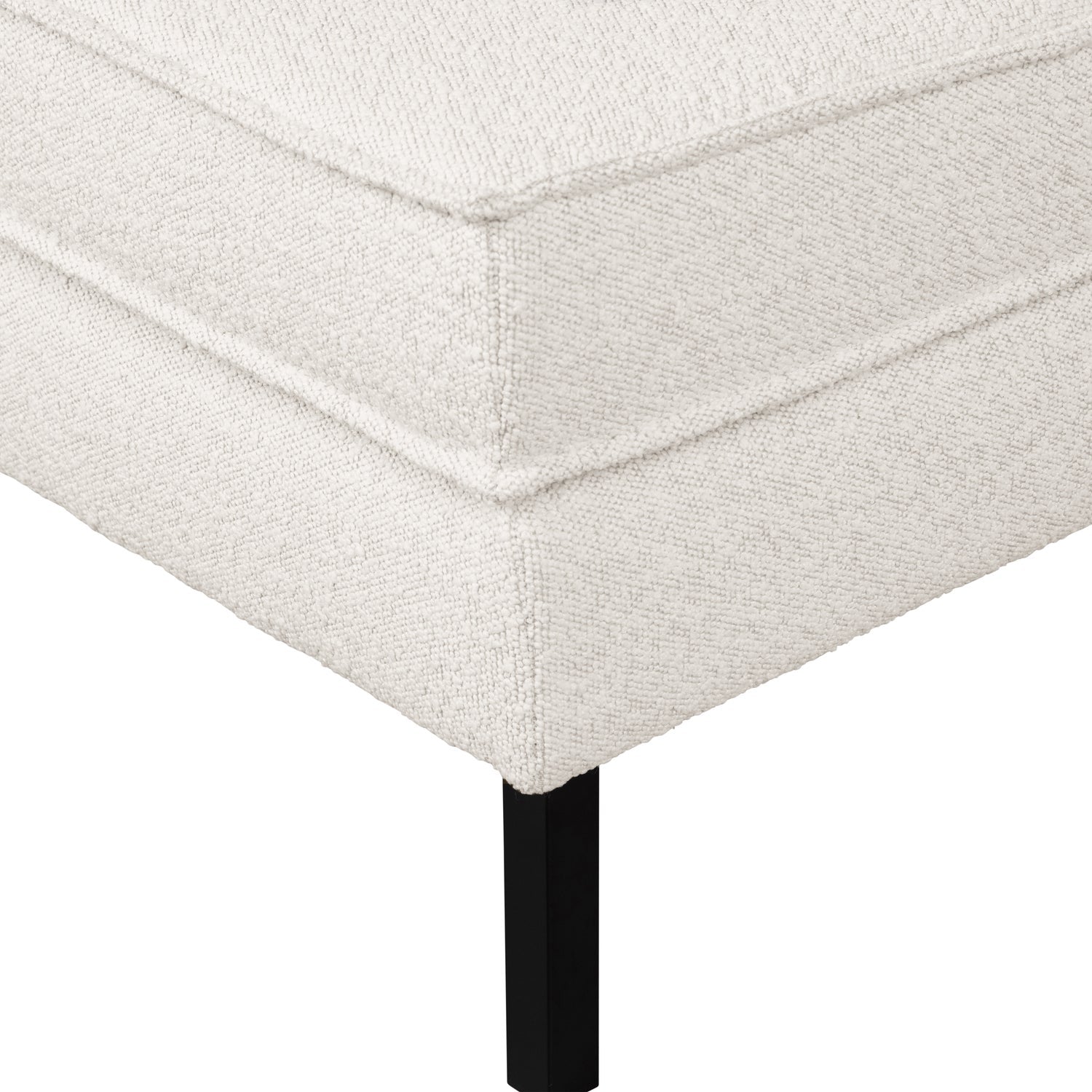 Rodeo Hocker Op Poten Boucle Naturel