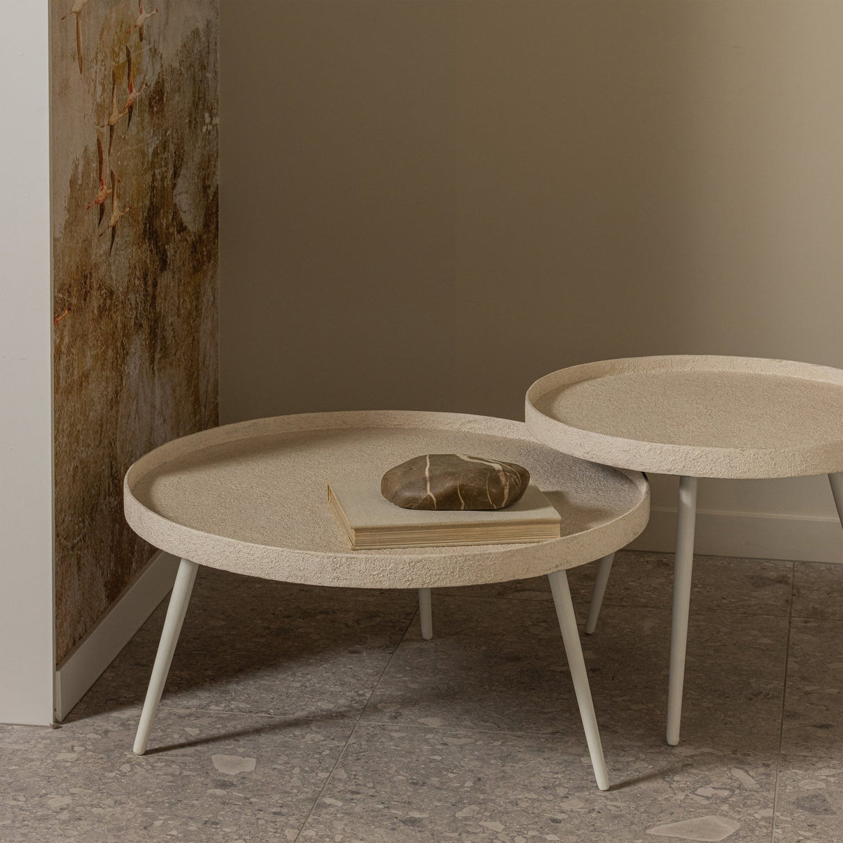 Bounds Bijzettafel Xl Hout/Metaal Naturel 40 Xo76 Cm