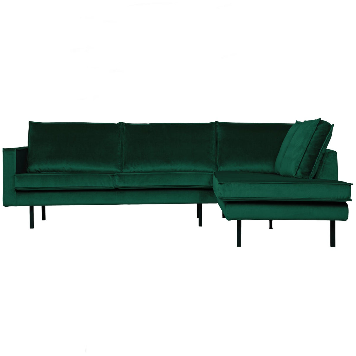 Rodeo Hoekbank Rechts Velvet Bosgroen