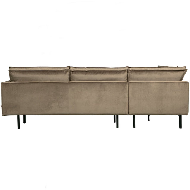 Rodeo Hoekbank Links Velvet Taupe