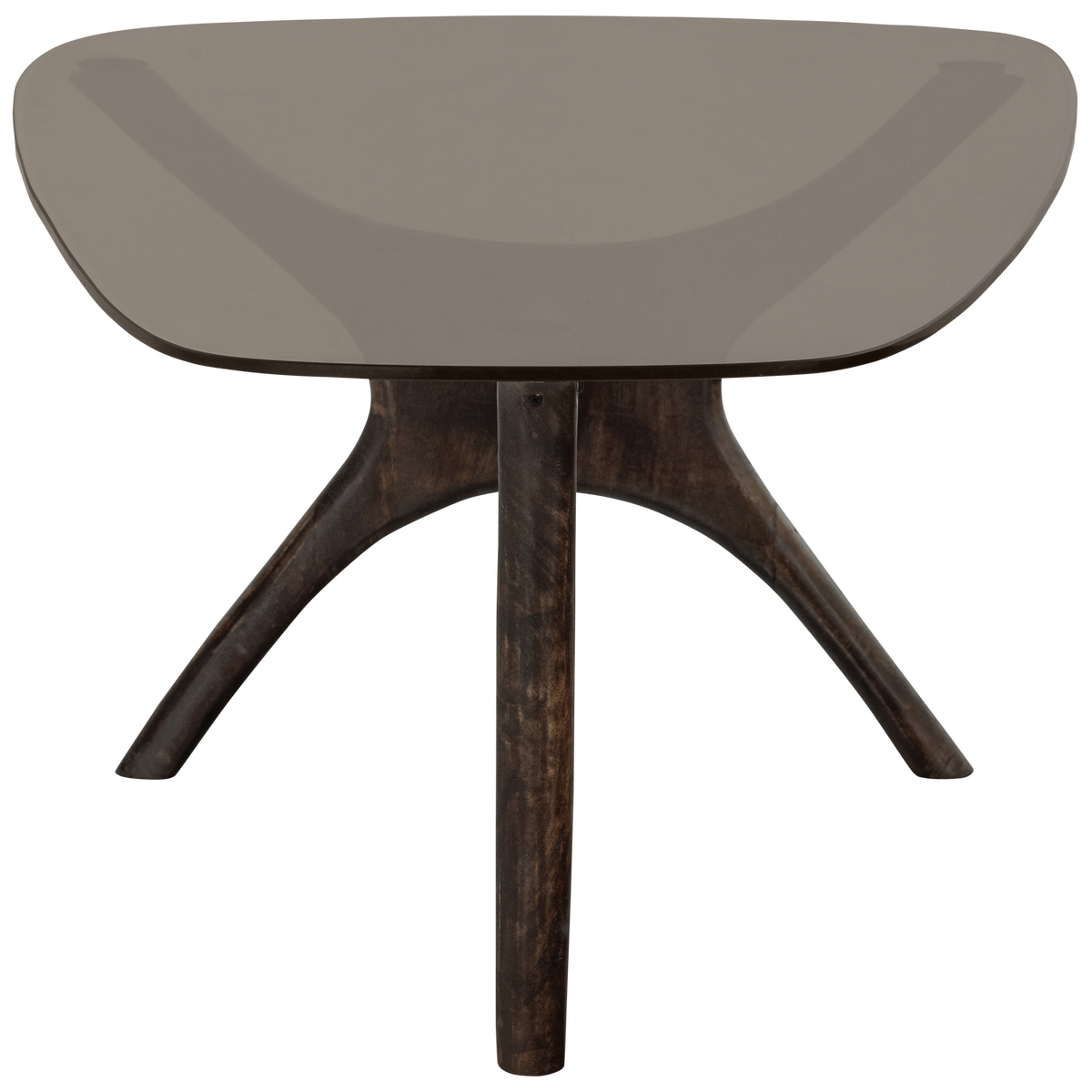 Flash Salontafel Mango Hout/Glas Walnoot