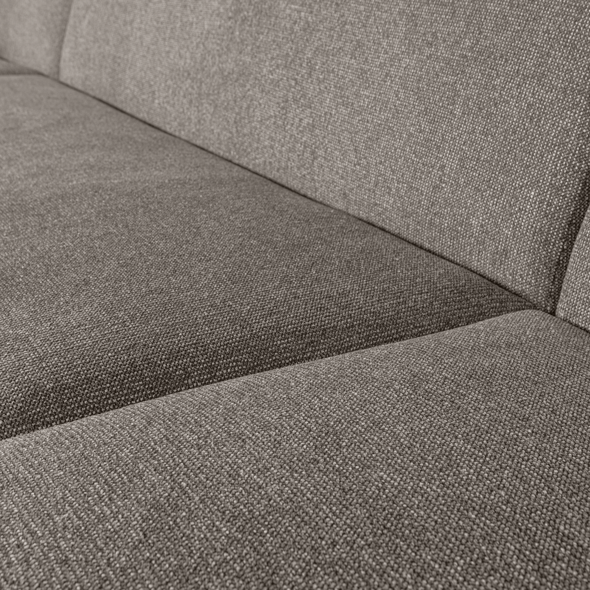 Sloping U Vorm Bank Grijs Melange