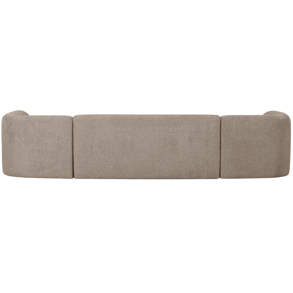 Sloping U Vorm Bank Naturel Melange