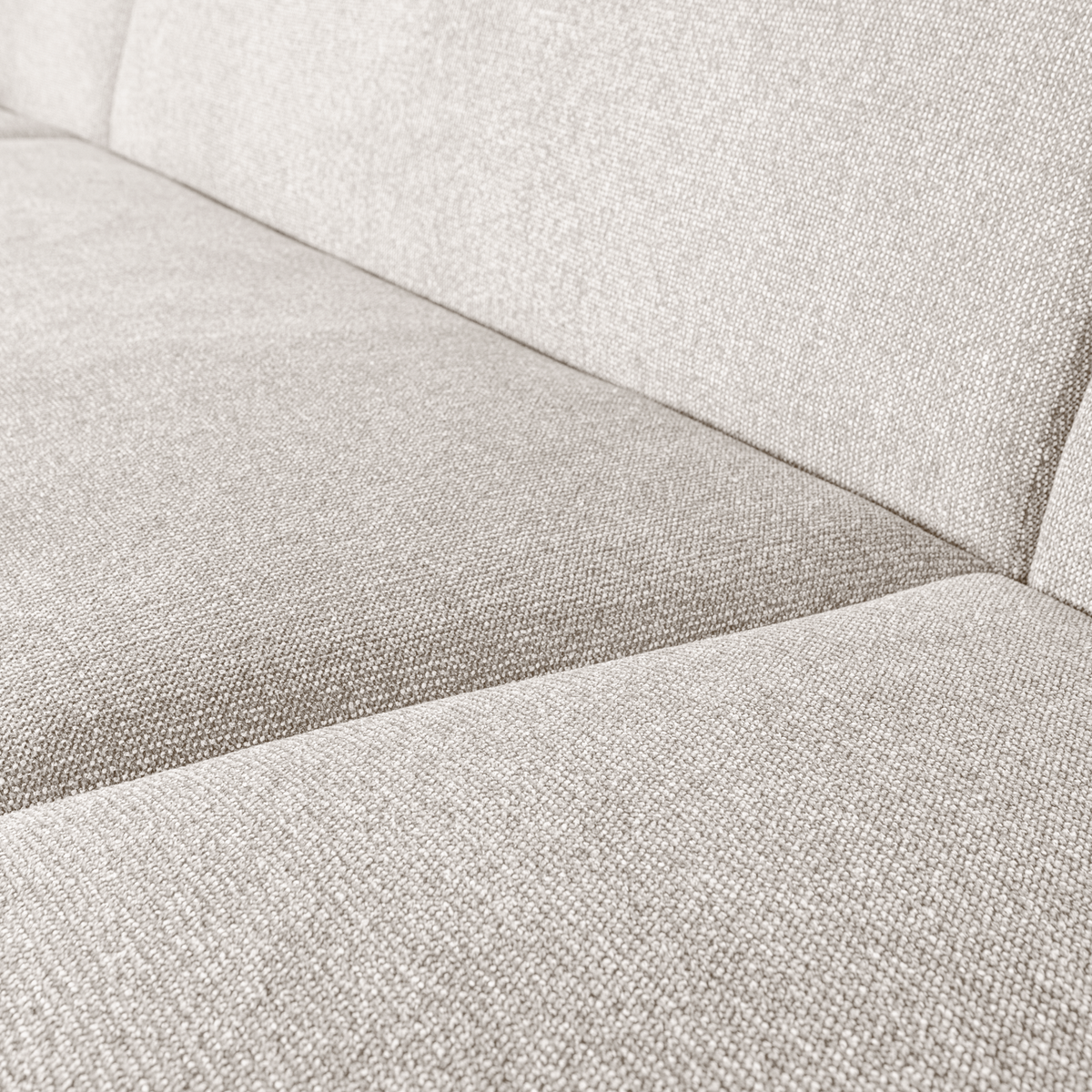 Sloping U Vorm Bank Pearl Melange