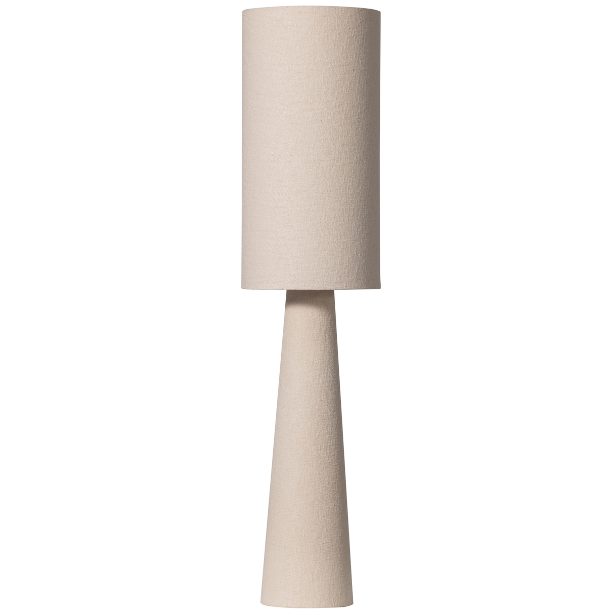 Loft Vloerlamp Metaal/Boucle Naturel 130 Xo30 Cm