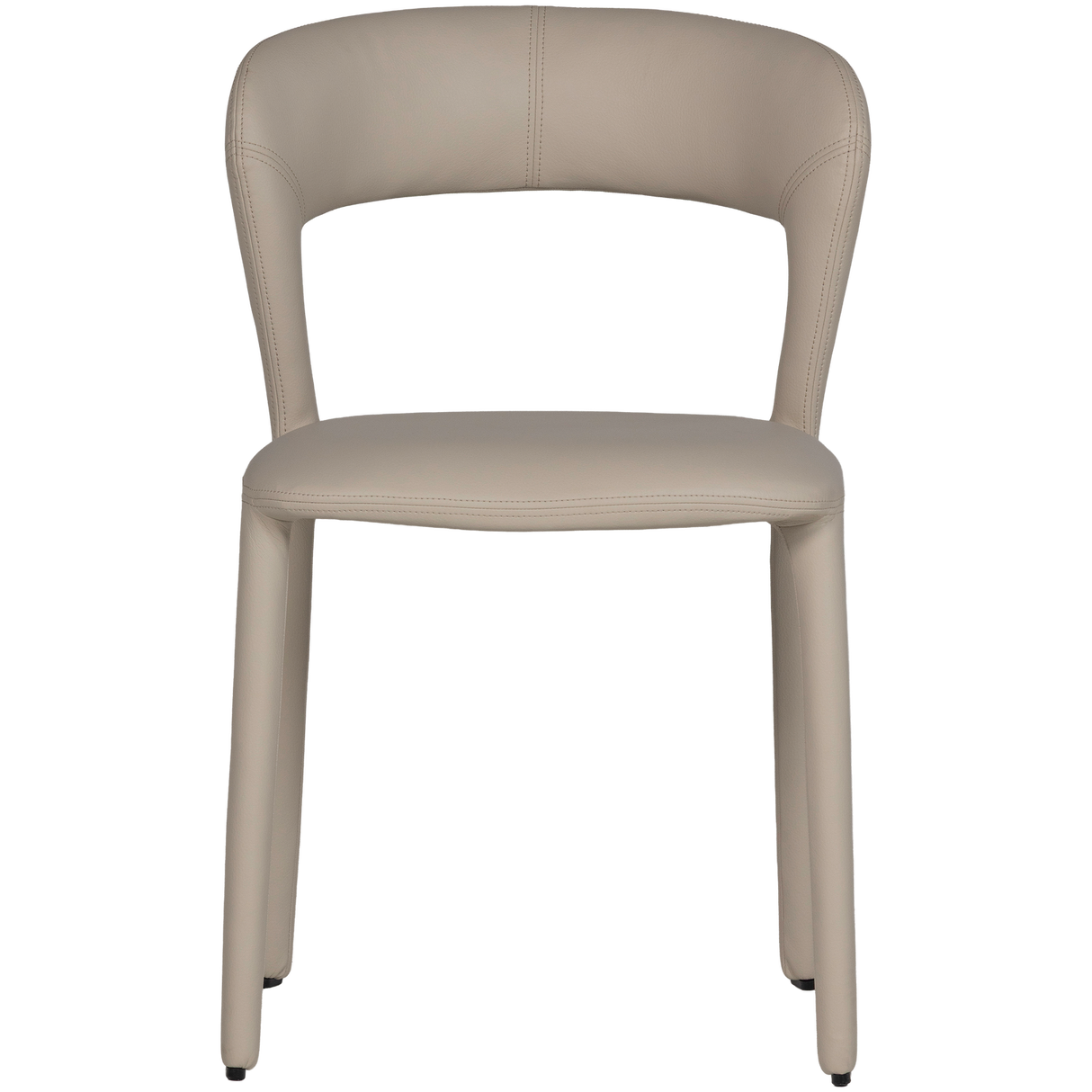 Noble Eetkamerstoel Leerlook Beige
