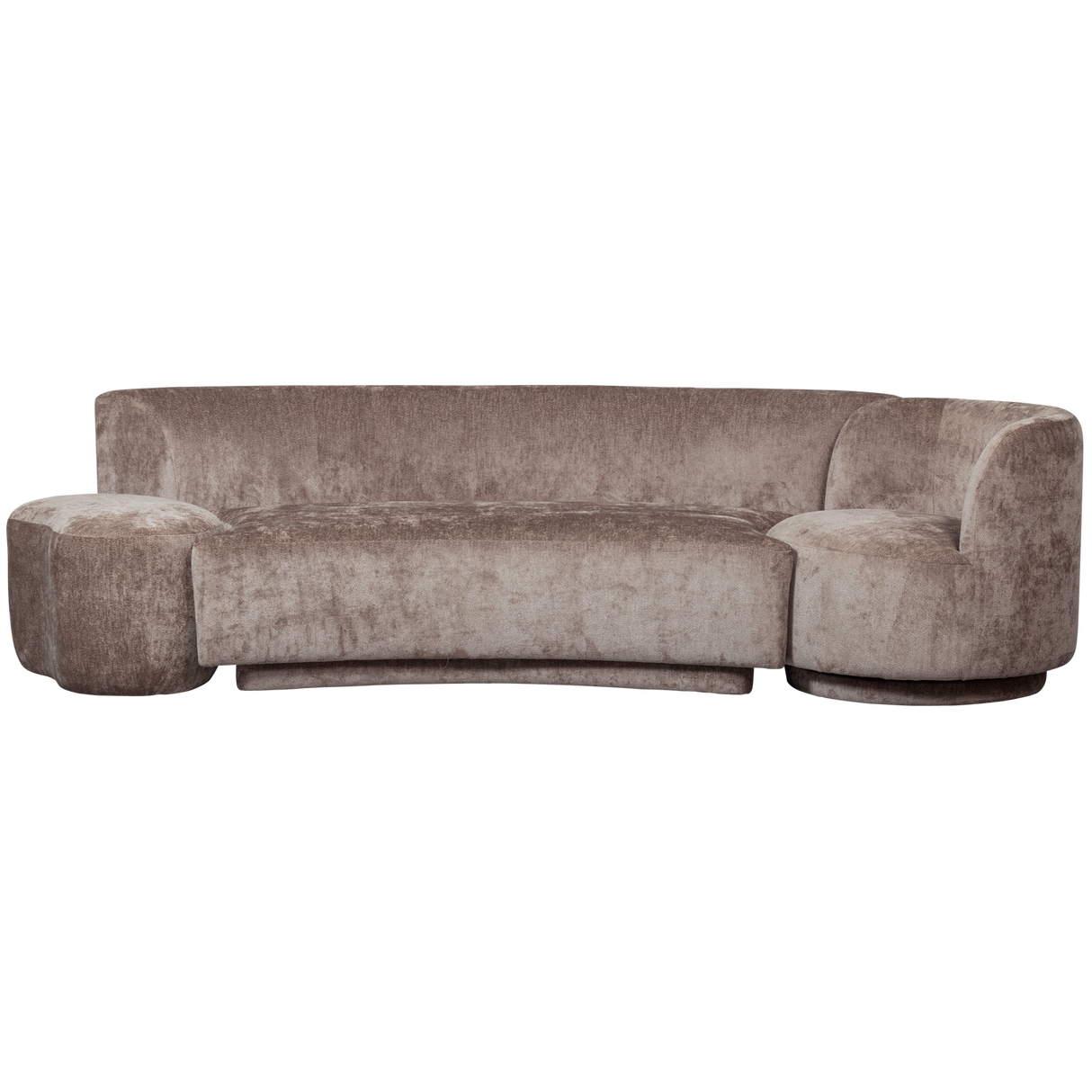 Combi Popular: Bankje + Fauteuil + Poef Taupe