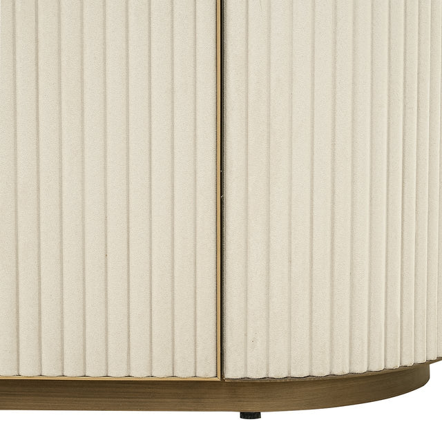 Dressoir Tivoli 4-deurs (White) van Richmond Interiors – Luxe comfort op maat van PureWonen. Vraag naar de beste prijs.