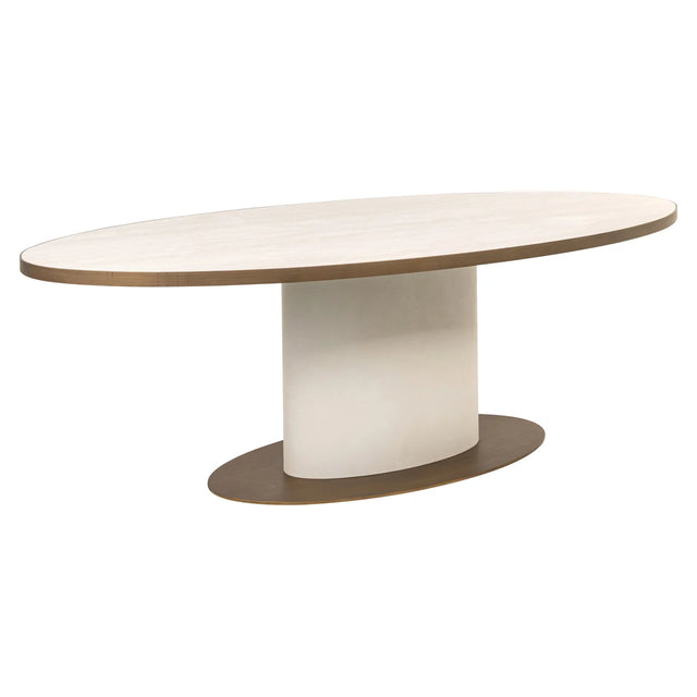 Eettafel Tivoli white oval 230