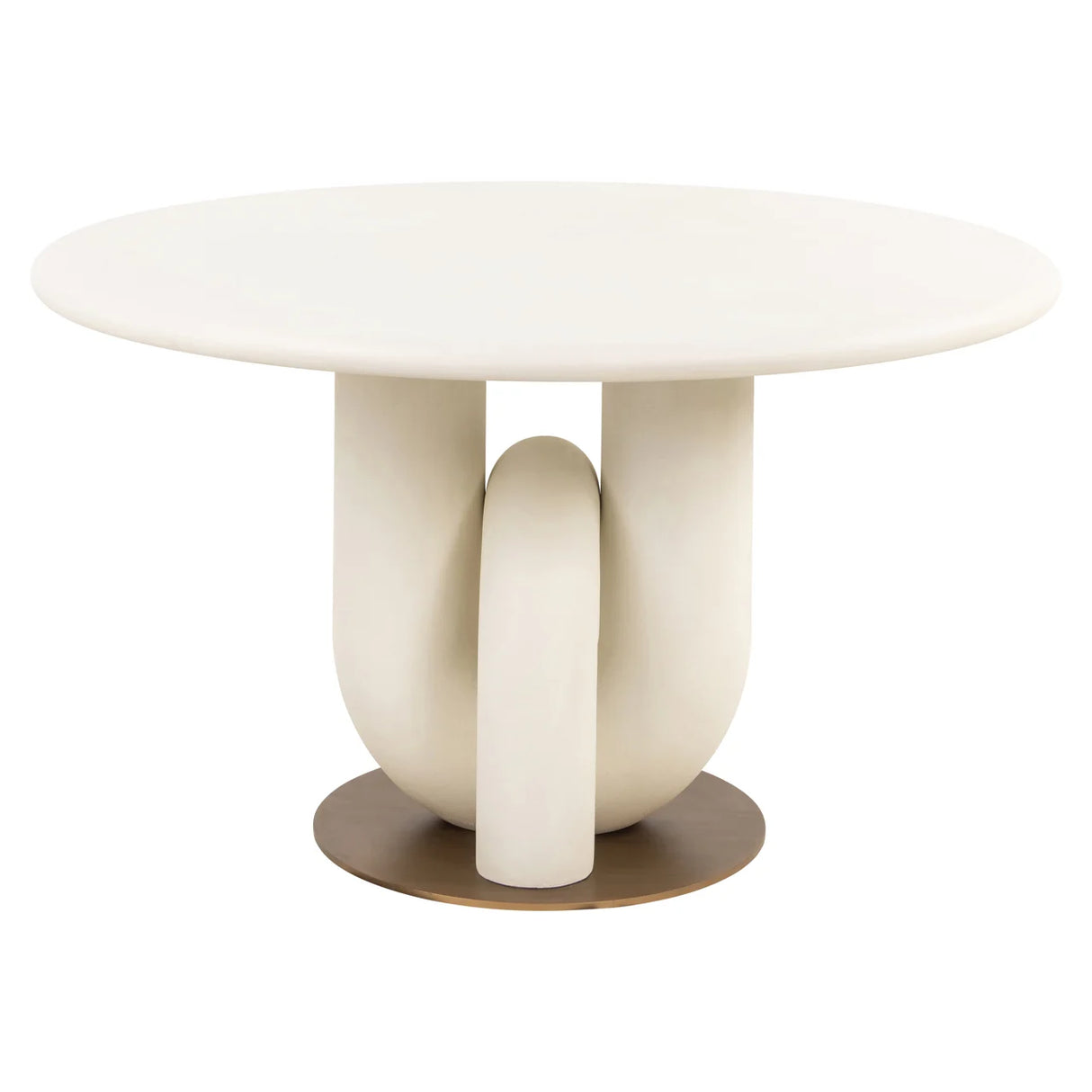 Eettafel Winslow white 135Ø