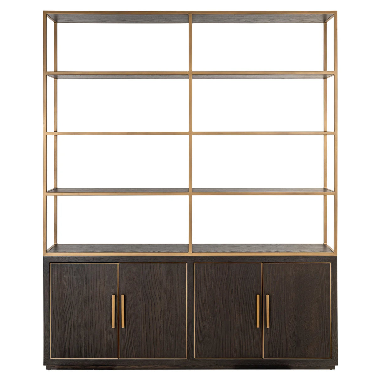 Wandkast Carter brown large 4-doors