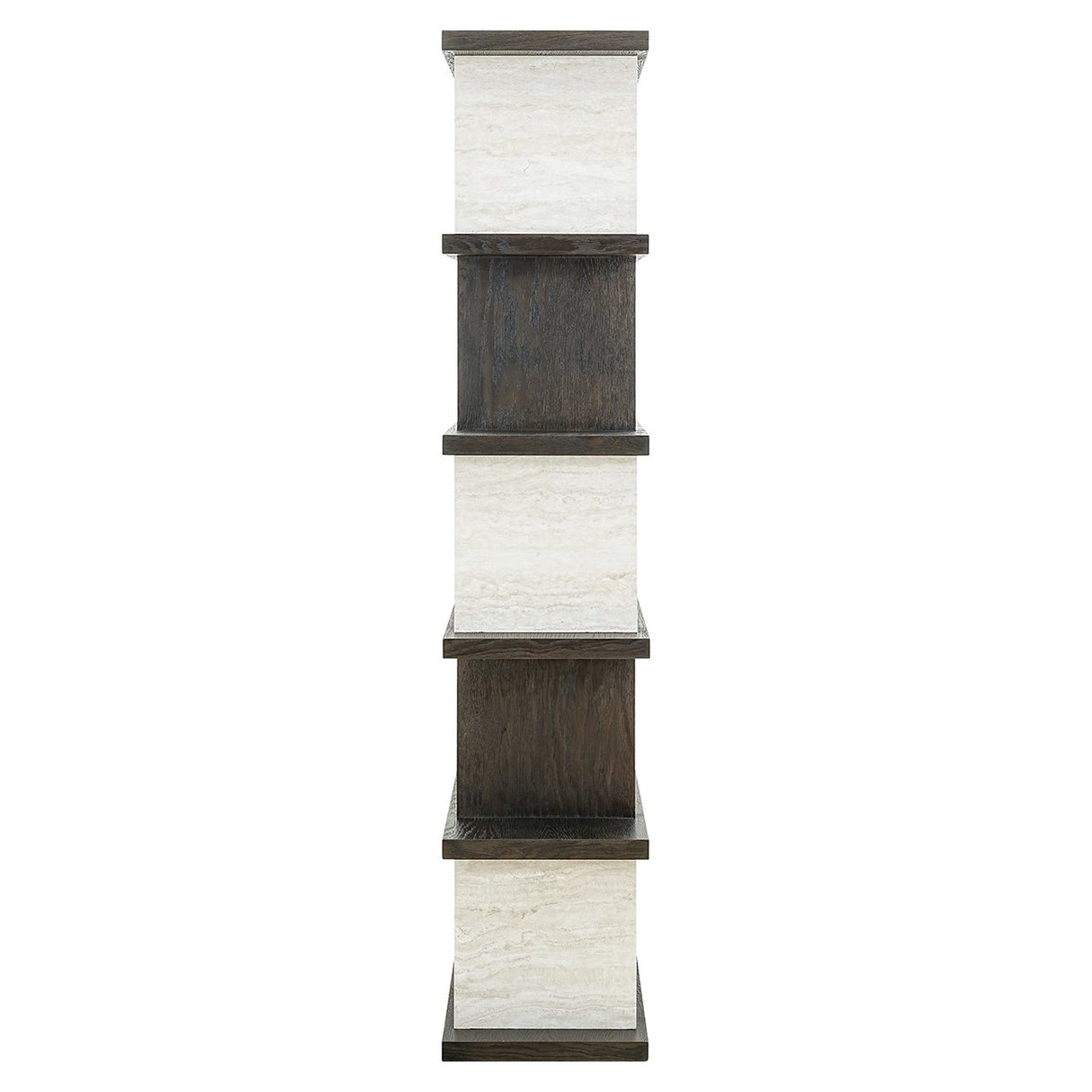 Wandkast Waldorf 4-planken (Brown) van Richmond Interiors – Luxe comfort op maat van PureWonen. Vraag naar de beste prijs.