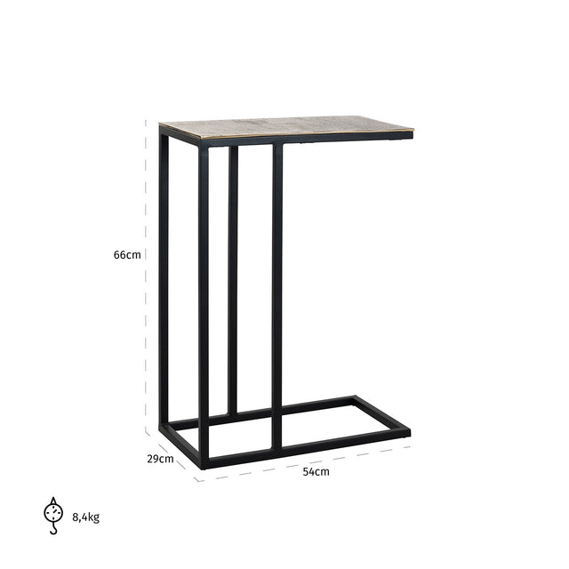 Sofa tafel Calloway champagne gold (Champagne gold) van Richmond Interiors – Luxe comfort op maat van PureWonen. Vraag naar de beste prijs.