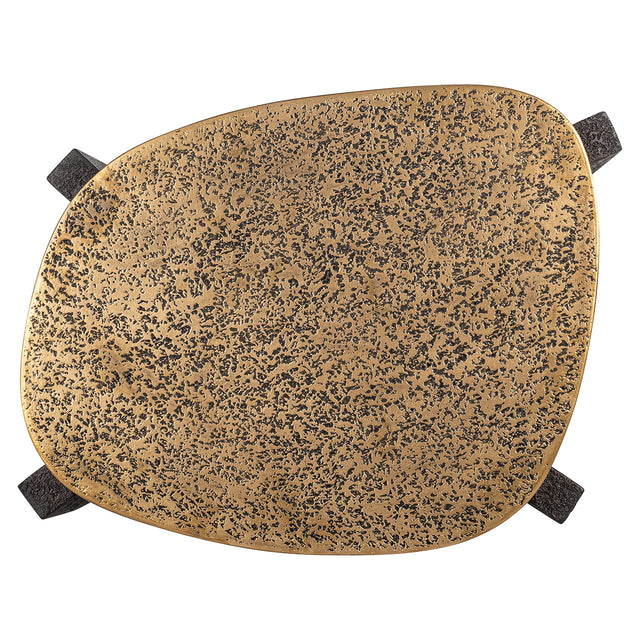 Bijzettafel Declan (Black/gold) van Richmond Interiors – Luxe comfort op maat van PureWonen. Vraag naar de beste prijs.