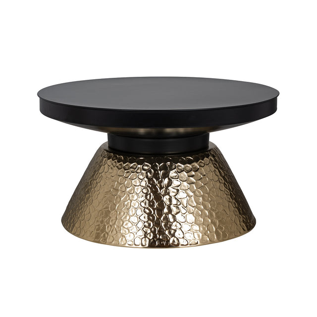 Salontafel Freddie (Black/gold) van Richmond Interiors – Luxe comfort op maat van PureWonen. Vraag naar de beste prijs.