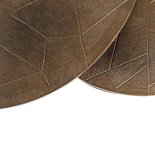 Salontafel Tulum set van 2 (Brushed Gold) van Richmond Interiors – Luxe comfort op maat van PureWonen. Vraag naar de beste prijs.