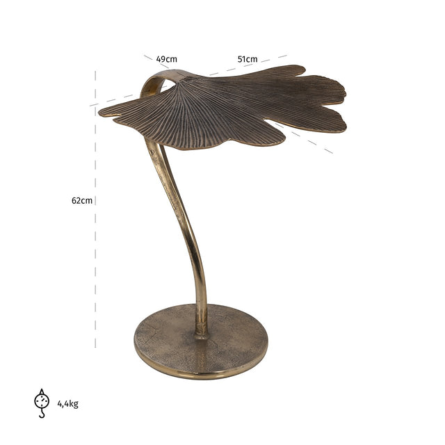 Bijzettafel June (Brushed Gold) van Richmond Interiors – Luxe comfort op maat van PureWonen. Vraag naar de beste prijs.