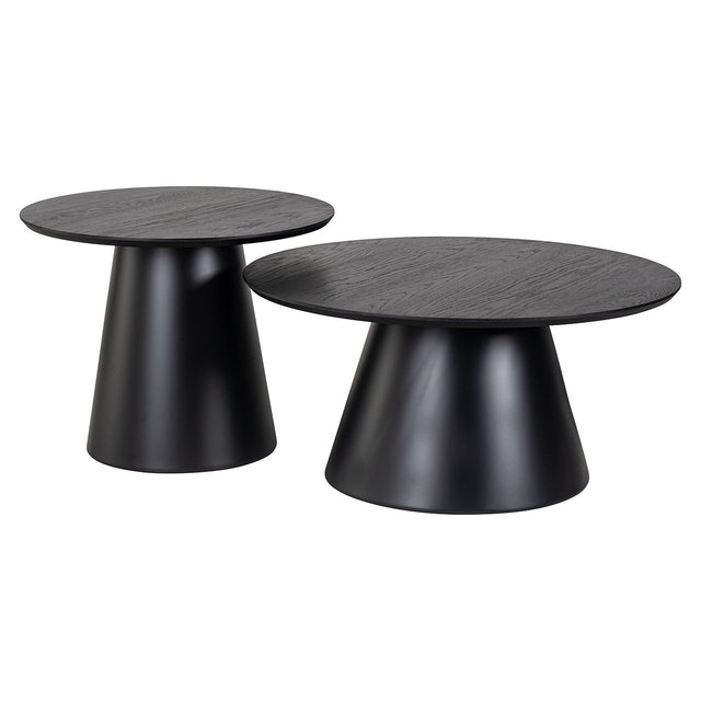 Salontafel Jazz set van 2 (Black) van Richmond Interiors – Luxe comfort op maat van PureWonen. Vraag naar de beste prijs.