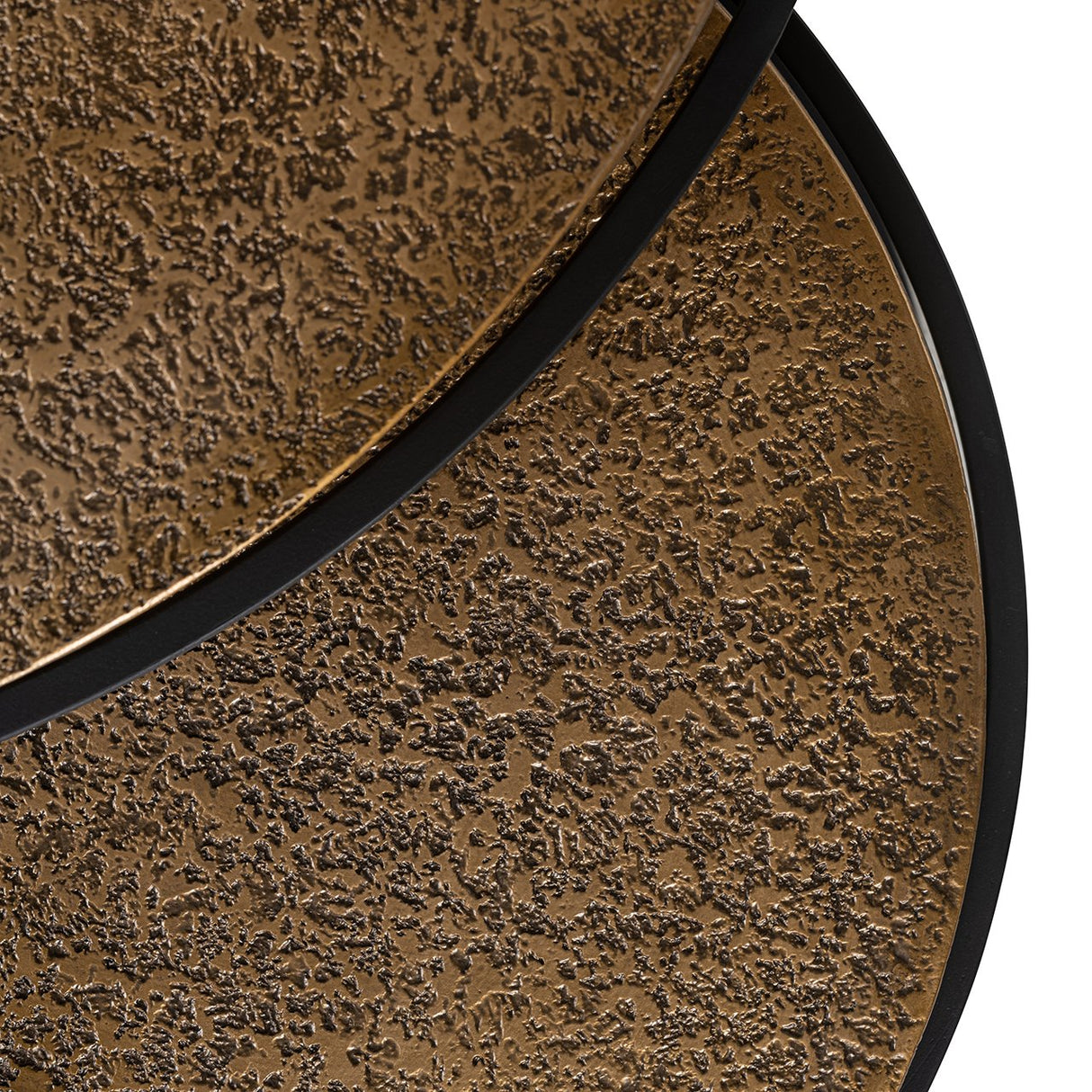 Salontafel Derby set van 2 (Black/gold) van Richmond Interiors – Luxe comfort op maat van PureWonen. Vraag naar de beste prijs.