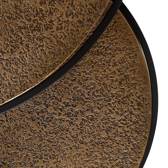 Salontafel Derby set van 2 (Black/gold) van Richmond Interiors – Luxe comfort op maat van PureWonen. Vraag naar de beste prijs.