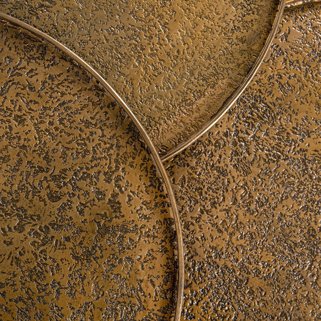 Salontafel Luton set van 3 (Black/gold) van Richmond Interiors – Luxe comfort op maat van PureWonen. Vraag naar de beste prijs.