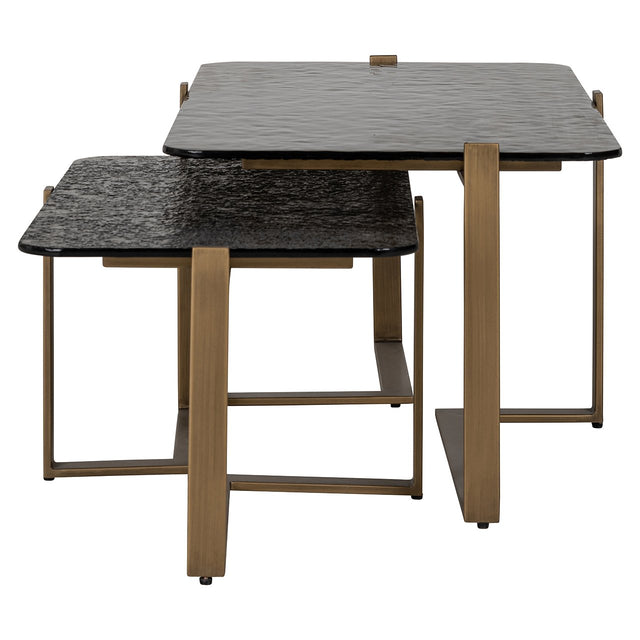 Salontafel Sterling set van 2 (Brown) van Richmond Interiors – Luxe comfort op maat van PureWonen. Vraag naar de beste prijs.