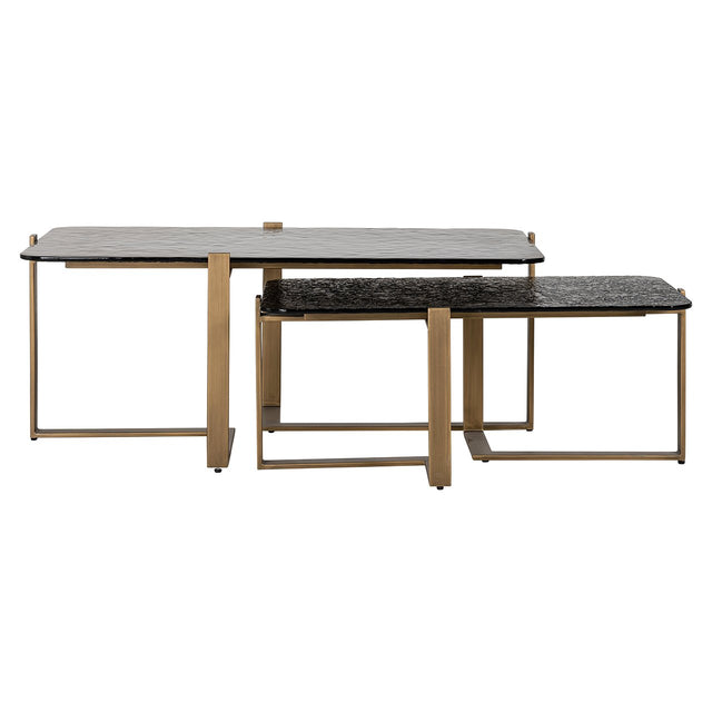 Salontafel Sterling set van 2 (Brown) van Richmond Interiors – Luxe comfort op maat van PureWonen. Vraag naar de beste prijs.