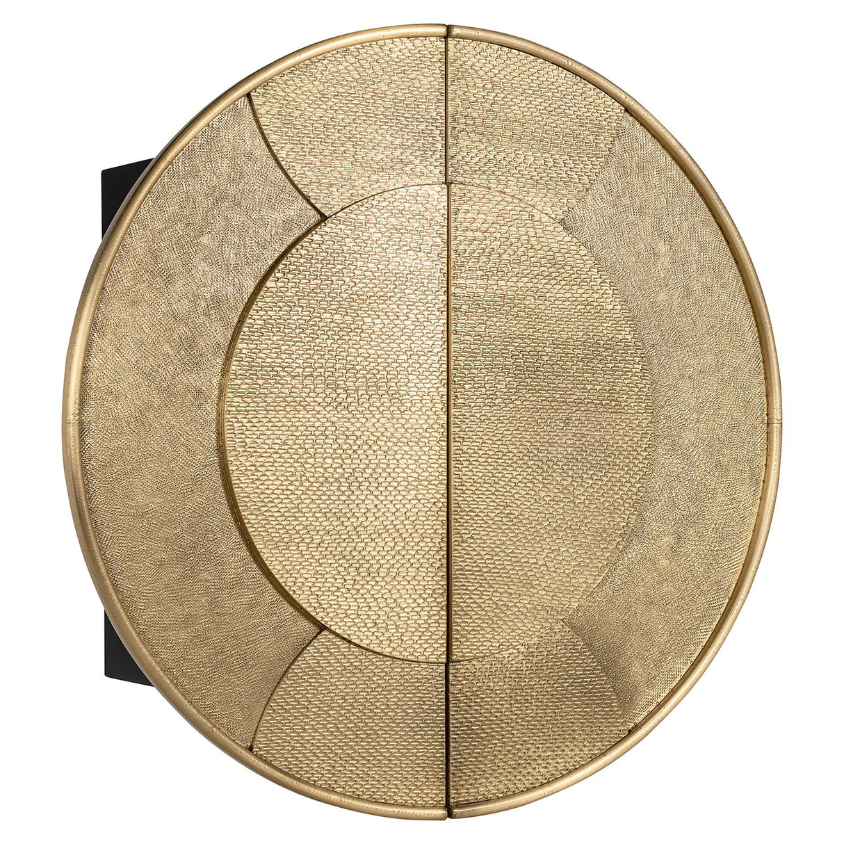 Wandkast Bowie (Black/gold) van Richmond Interiors – Luxe comfort op maat van PureWonen. Vraag naar de beste prijs.