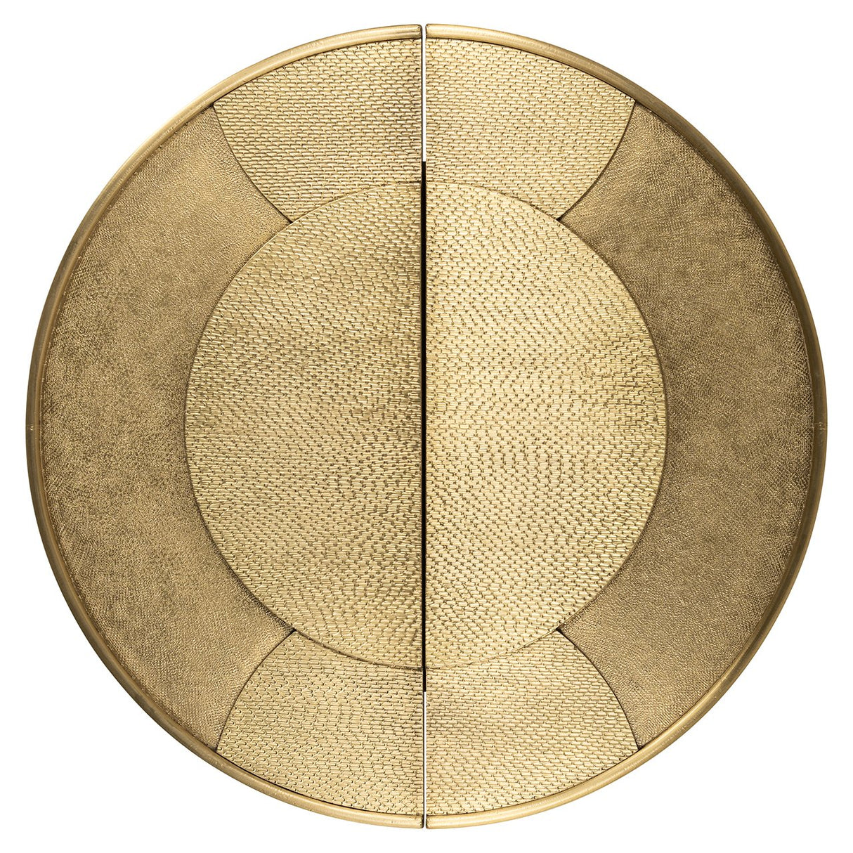 Wandkast Bowie (Black/gold) van Richmond Interiors – Luxe comfort op maat van PureWonen. Vraag naar de beste prijs.
