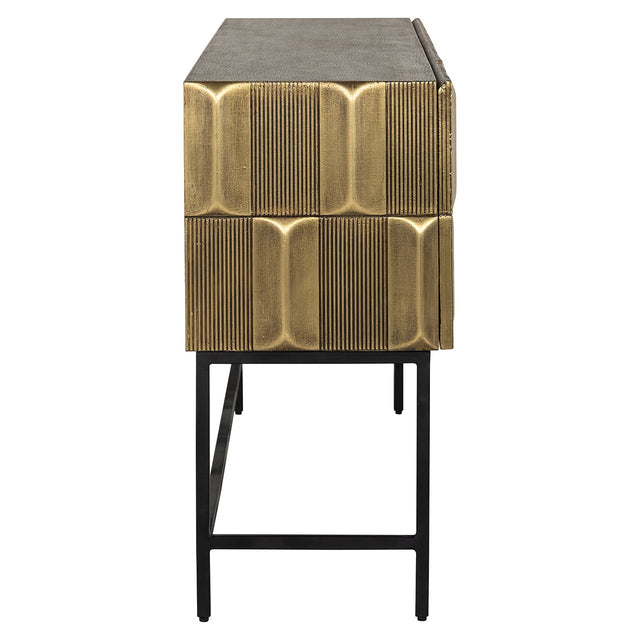 Dressoir Jaxx (Black/gold) van Richmond Interiors – Luxe comfort op maat van PureWonen. Vraag naar de beste prijs.