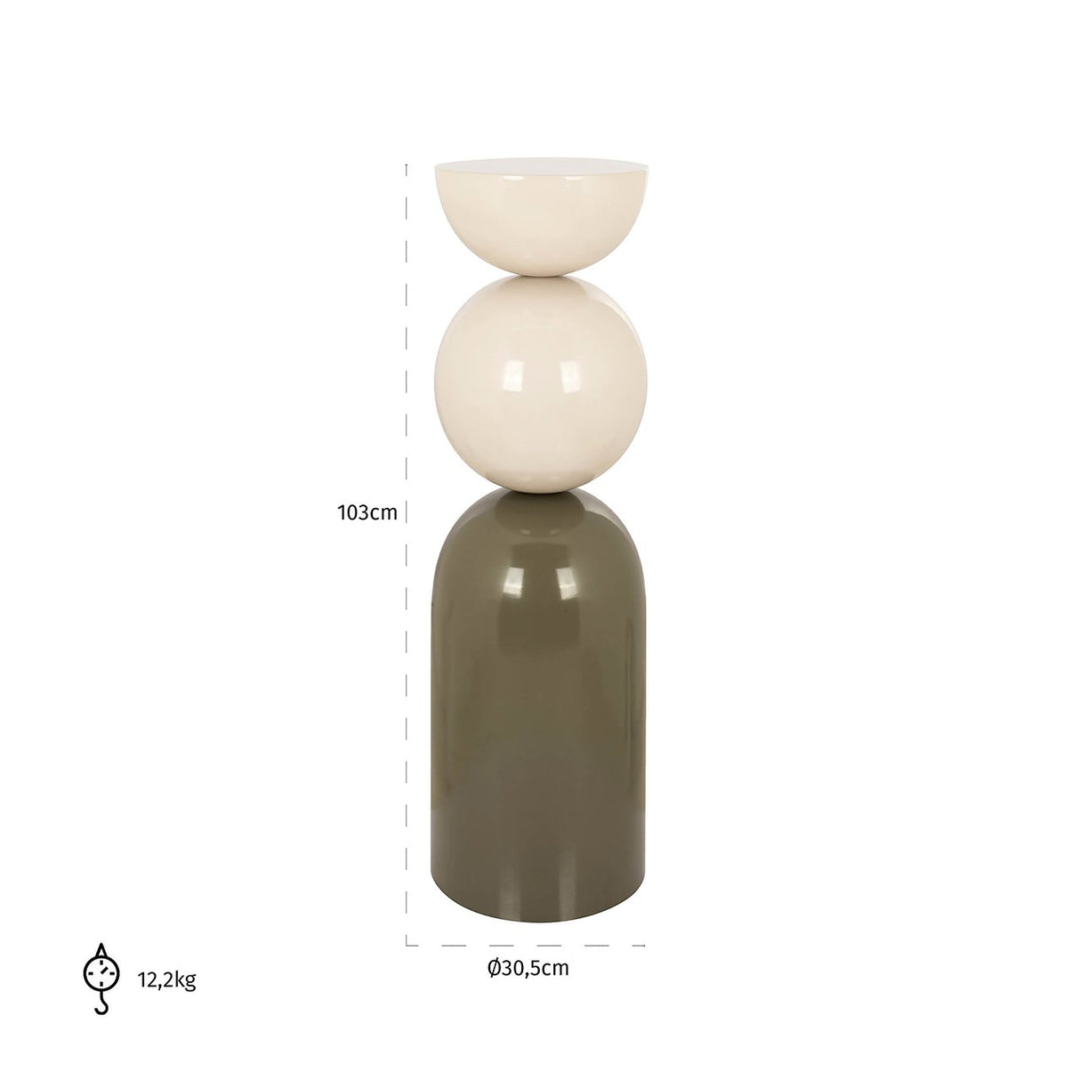 Kolom Bisou (Green) van Richmond Interiors – Luxe comfort op maat van PureWonen. Vraag naar de beste prijs.
