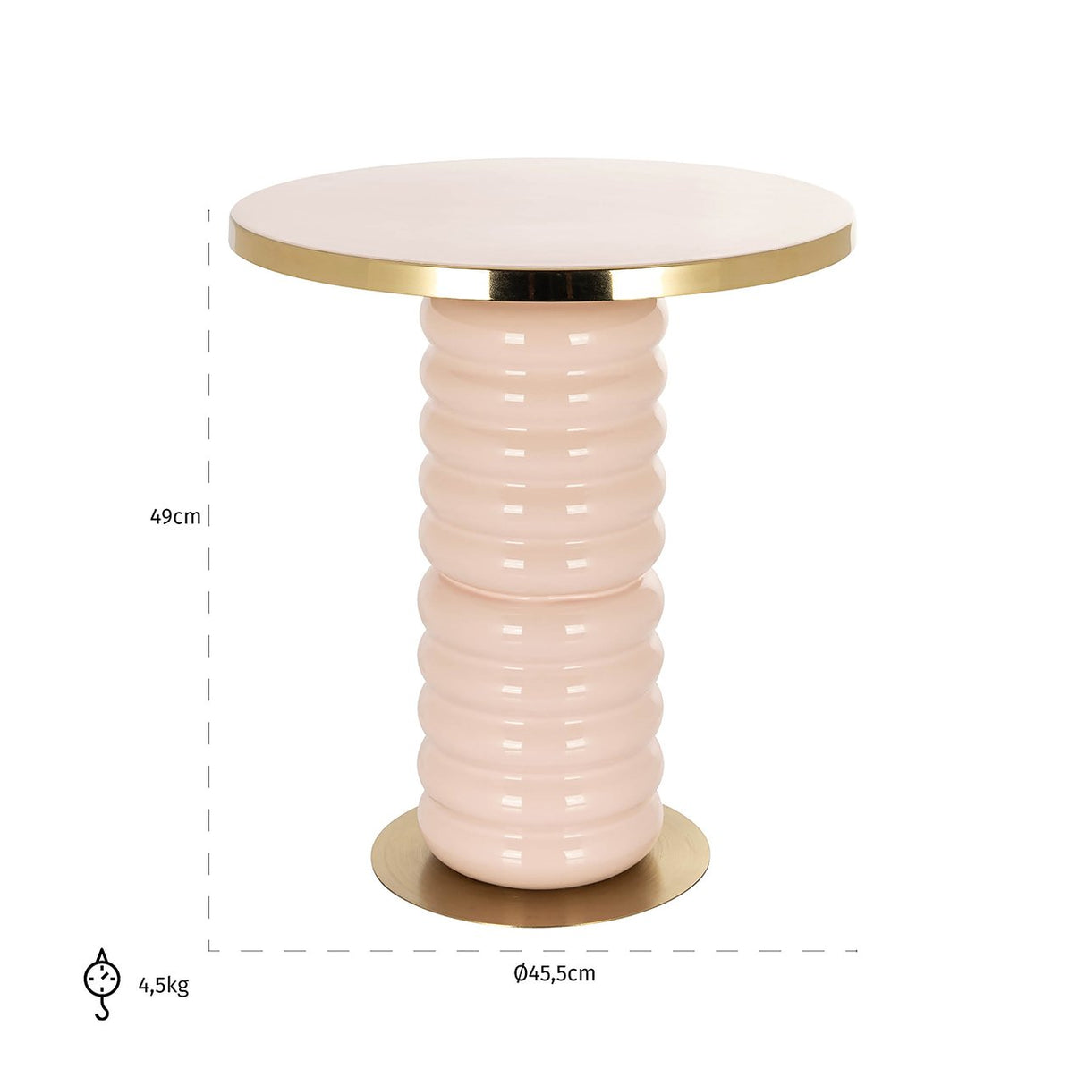 Bijzettafel Bonsai (Pink) van Richmond Interiors – Luxe comfort op maat van PureWonen. Vraag naar de beste prijs.